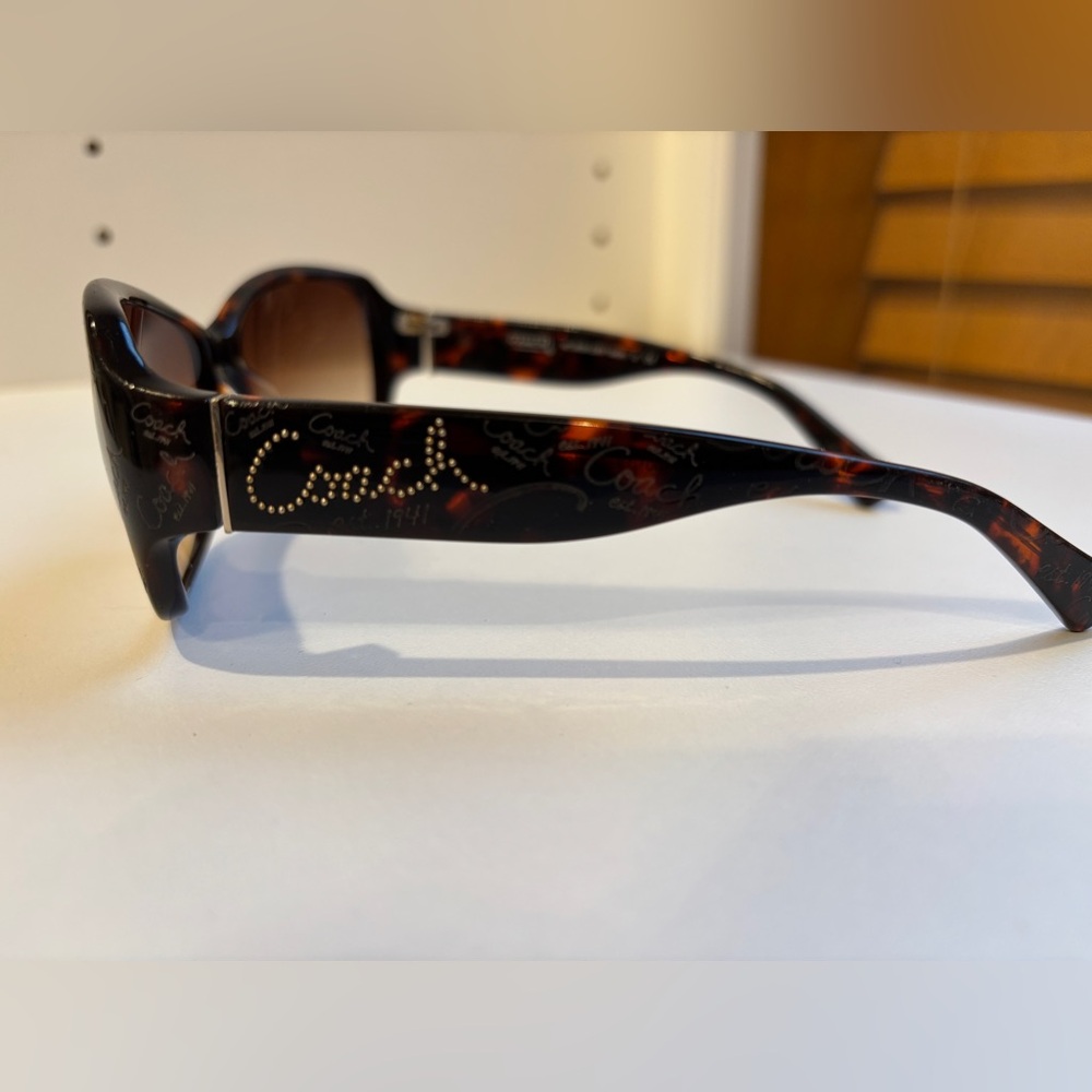 COACH "Taryn" brown sunglasses - Picture 3 of 6